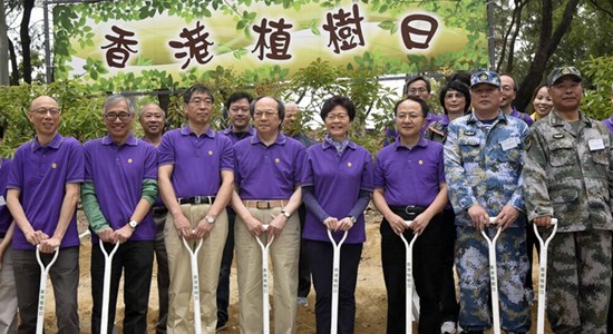 王志民參加2018年香港植樹(shù)日活動(dòng)